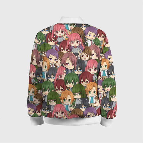 Детский бомбер Horimiya Chibi / 3D-Белый – фото 2