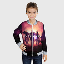 Бомбер детский Outriders, цвет: 3D-серый — фото 2