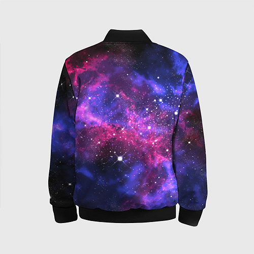 Детский бомбер Space Panda / 3D-Черный – фото 2