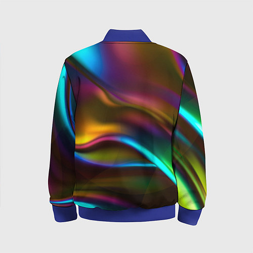 Детский бомбер Градиент / 3D-Синий – фото 2