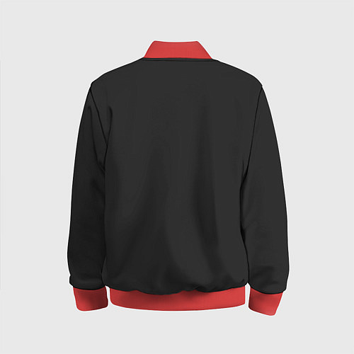 Детский бомбер DMX Gold / 3D-Красный – фото 2