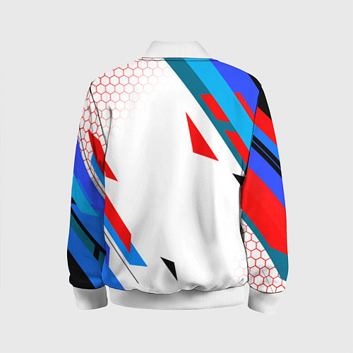 Детский бомбер AUDI АУДИ SPORT / 3D-Белый – фото 2