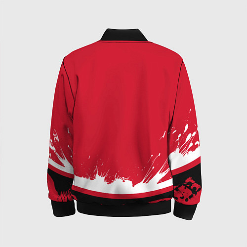 Детский бомбер New Jersey Devils Ink / 3D-Черный – фото 2