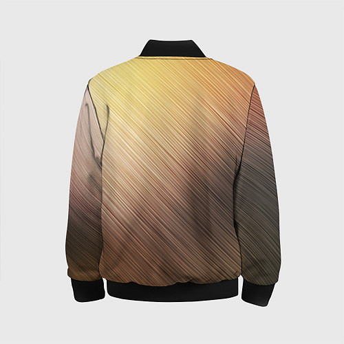 Детский бомбер Texture Sun Glare / 3D-Черный – фото 2