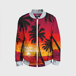Детский бомбер Гавайский закат