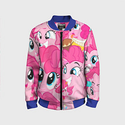 Бомбер детский Pinkie Pie pattern, цвет: 3D-синий