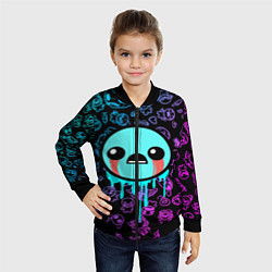 Бомбер детский Blue Isaac, цвет: 3D-черный — фото 2