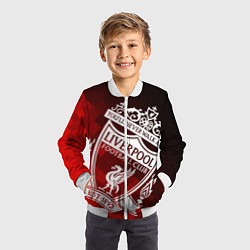 Бомбер детский LIVERPOOL ЛИВЕРПУЛЬ, цвет: 3D-белый — фото 2
