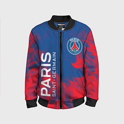 Бомбер детский ФК ПСЖ PARIS SAINT GERMAIN, цвет: 3D-черный