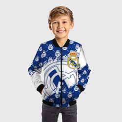 Бомбер детский REAL MADRID РЕАЛ МАДРИД, цвет: 3D-черный — фото 2
