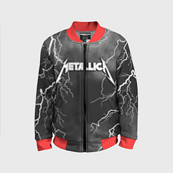Детский бомбер METALLICA РАЗРЯД МОЛНИИ