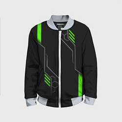 Детский бомбер ФУТУРИСТИЧНАЯ БРОНЯ ЗЕЛЕНАЯ