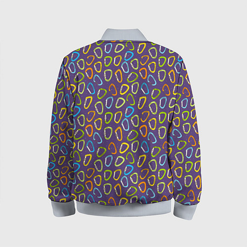 Детский бомбер Карабины / 3D-Серый – фото 2