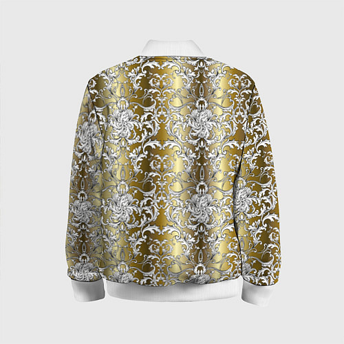 Детский бомбер Versace gold & white / 3D-Белый – фото 2