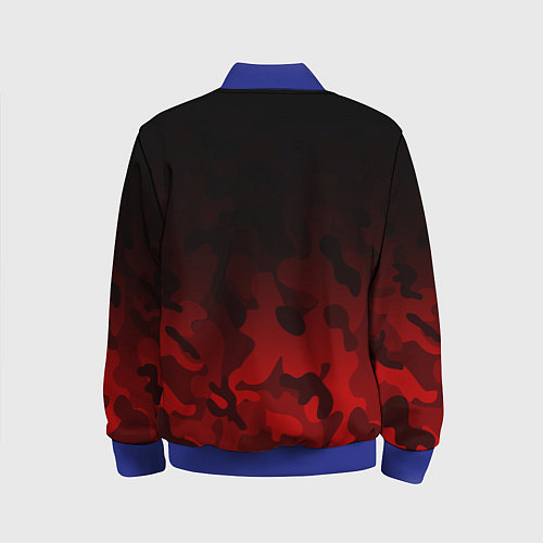 Детский бомбер DUCATI ДУКАТИ КАМУФЛЯЖ / 3D-Синий – фото 2