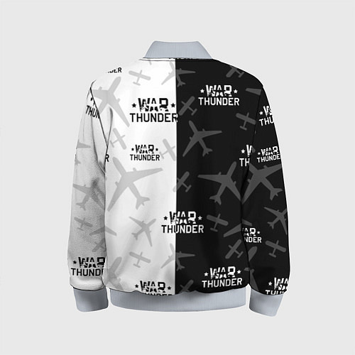 Детский бомбер WAR THUNDER ВАР ТАНДЕР / 3D-Серый – фото 2