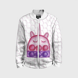 Детский бомбер POP IT ЕДИНОРОГ ПОП ИТ