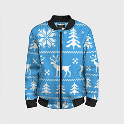 Детский бомбер Зимняя ночь