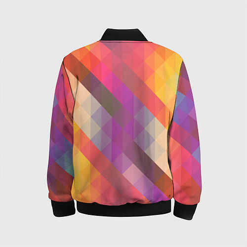 Детский бомбер Vivid gradient / 3D-Черный – фото 2