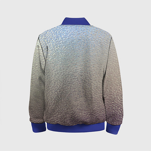 Детский бомбер Металликскин / 3D-Синий – фото 2