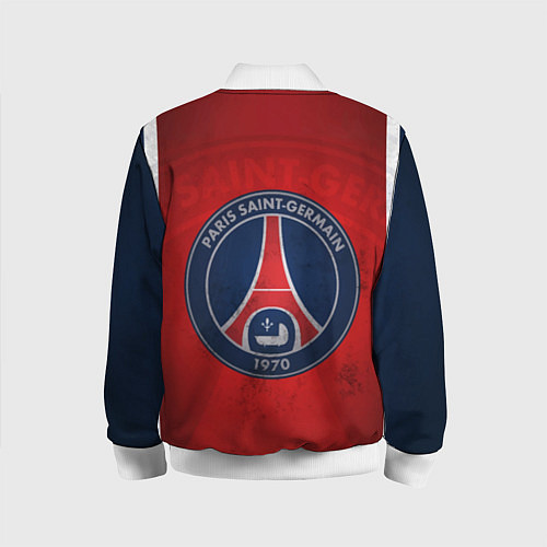 Детский бомбер Paris Saint-Germain / 3D-Белый – фото 2