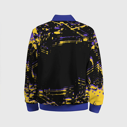 Детский бомбер Los angeles lakers NBA / 3D-Синий – фото 2