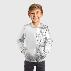 Бомбер детский Личная Симс, цвет: 3D-белый — фото 2