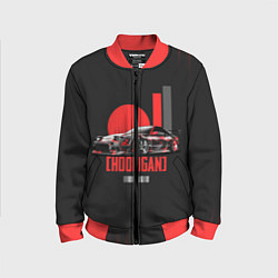 Бомбер детский HOOLIGAN HOONIGAN, цвет: 3D-красный