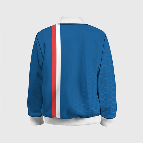 Детский бомбер PSG SPORT STRIPES UNIFORM / 3D-Белый – фото 2