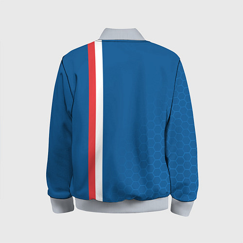 Детский бомбер PSG SPORT STRIPES UNIFORM / 3D-Серый – фото 2