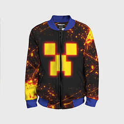 Детский бомбер ОГНЕННЫЙ КРИПЕР, МАЙНКРАФТ