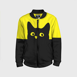 Детский бомбер Котик голова кота