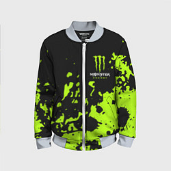 Детский бомбер Monster Energy green
