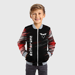 Бомбер детский Deltarune - Дельта, цвет: 3D-серый — фото 2