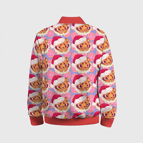 Детский бомбер Милый Тигренок , Cute Tiger / 3D-Красный – фото 2