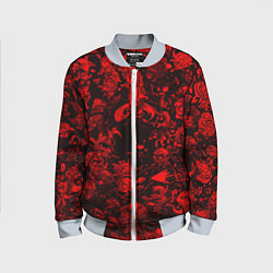 Детский бомбер DOTA 2 HEROES RED PATTERN ДОТА 2