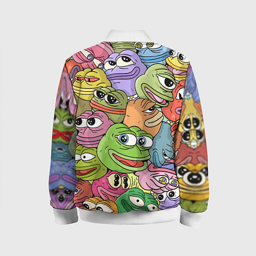 Детский бомбер Pepe BOMBING / 3D-Белый – фото 2