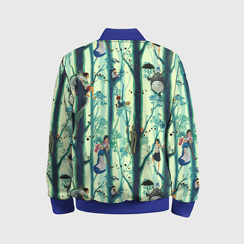 Детский бомбер Ghibli All / 3D-Синий – фото 2