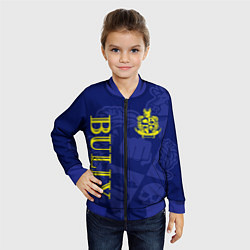 Бомбер детский Bully - Bullworth Academy, цвет: 3D-синий — фото 2