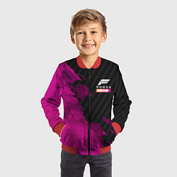 Бомбер детский Forza Horizon 5 Форза Хорайзен 5, цвет: 3D-красный — фото 2