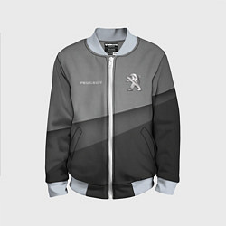 Бомбер детский Peugeot 308 геометрия, цвет: 3D-серый