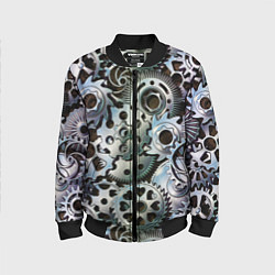 Детский бомбер Стимпанк шестеренки Steampunk