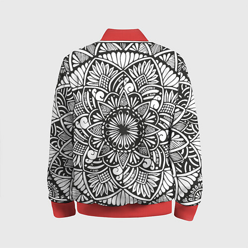 Детский бомбер Мандала 2028-1 / 3D-Красный – фото 2
