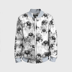 Бомбер детский Король и шут Лого Паттерн, цвет: 3D-серый