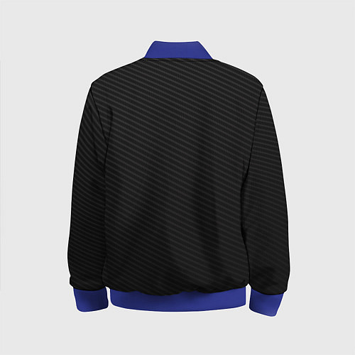 Детский бомбер Infinity карбон / 3D-Синий – фото 2