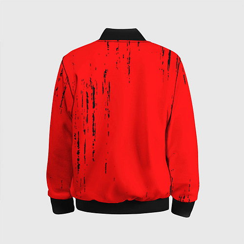 Детский бомбер ДАИНГ ЛАЙТ 2 Брызги Вертикально / 3D-Черный – фото 2