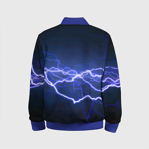 Детский бомбер Lightning Fashion 2025 Neon / 3D-Синий – фото 2