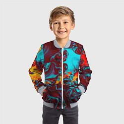Бомбер детский Каляка-маляка, цвет: 3D-серый — фото 2