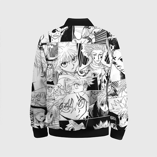 Детский бомбер Hunter x Hunter pattern / 3D-Черный – фото 2