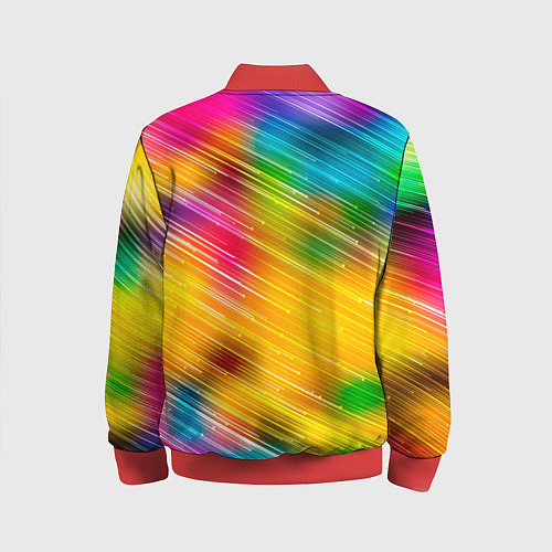 Детский бомбер RAINBOW POLYCHROME / 3D-Красный – фото 2
